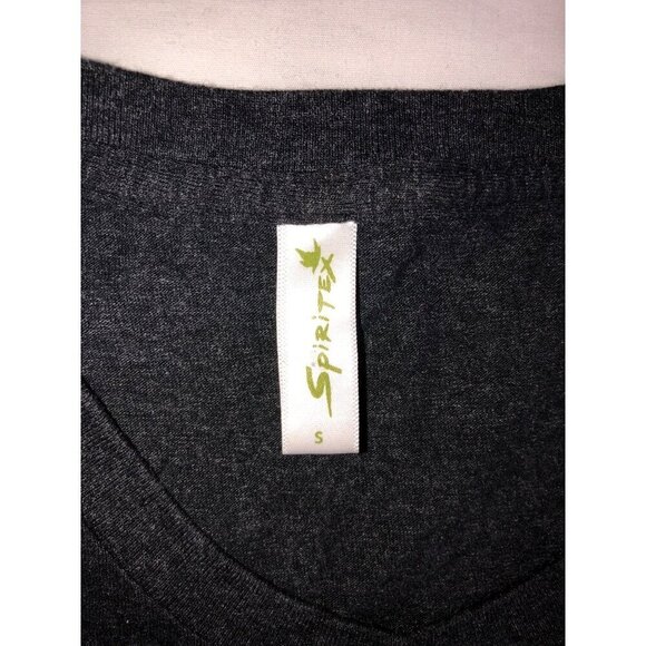 Spiritex Womens Size S T-Shirt Dove Graphic Recycled Cotton Poly Blend Gray USA - Picture 2 of 6